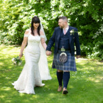 Wedding Couple in park